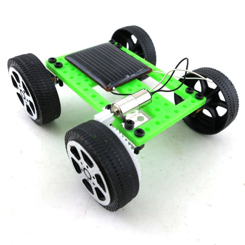 Creative Kids Early Education DIY Solar Energy Car Science Experiment Giocattolo assemblato, dimensioni: 3,2x7,5x8 cm, DIY Solar Energy Car