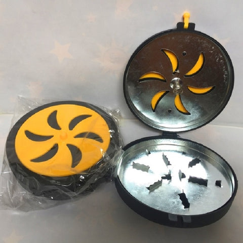 Vassoio porta bobina antizanzare ignifugo repellente per zanzare da esterno 2 pezzi, Mosquito Coil Holder Tray