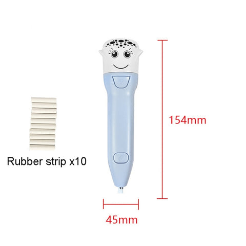 Gomma elettrica per aspirapolvere 2 in 1 Studenti creativi che studiano cancelleria, Vacuum Cleaner Electric Eraser