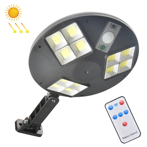 144 COB Solar Human Body Sensor Street Light Applique da parete da giardino con telecomando Luce di sicurezza per esterni