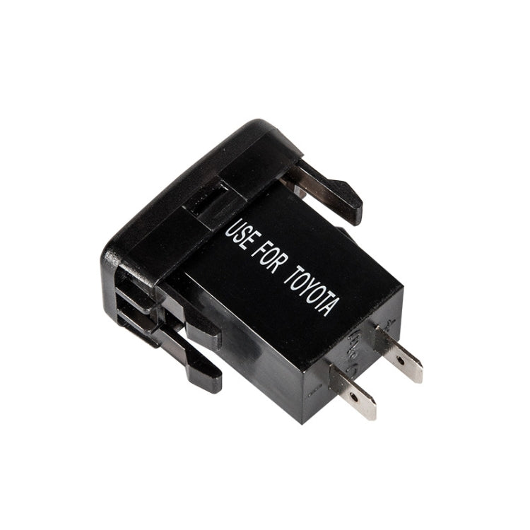 Car Charger Original Hole Non-Destructive Modification Of Dual Usb Car Charger With Line Suitable For Toyota, FTWU Red Light, FTWU Green Light          ...