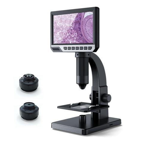 Microscope pour l'observation cellulaire microbienne 2000X 7 pouces Lente d'ingradimento digitale electronica