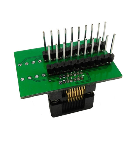 SSOP20 TSSOP20 OTS-28-0.65-01 Adaptateur de connecteur par broche à double contact plaqué or avec puce