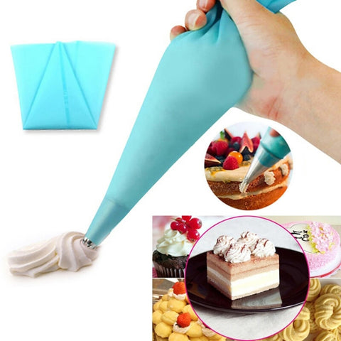 8 pezzi/set 6 ugelli in acciaio inox Set di strumenti per decorare torte fai da te in silicone con sac à poche in crema EVA, 8 PCS/Set Cake Decorating Tools