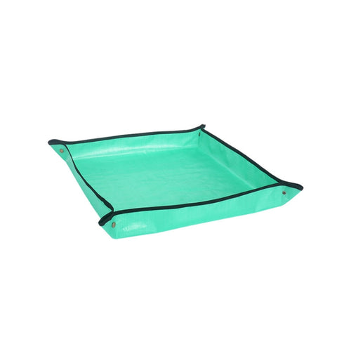 2 PCS 68x68 cm PE Giardinaggio domestico Piantare Operazione Zerbino Pianta verde Vaso per il cambio Miscelazione del terreno Stuoia per fiori impermeabile, 68x68cm