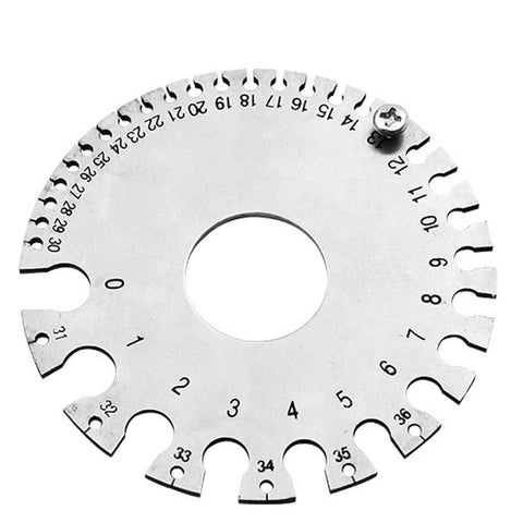 Calibro per filo in acciaio inossidabile Modello Controllo saldatura Righello Spessore Righello Calibro per saldatura a filo, Wire Welding Gauge