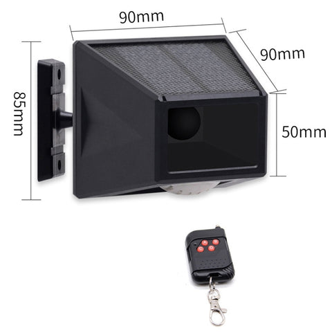 N911F 129dB Telecomando senza fili Allarme luminoso sonoro a induzione solare del corpo umano, N911F