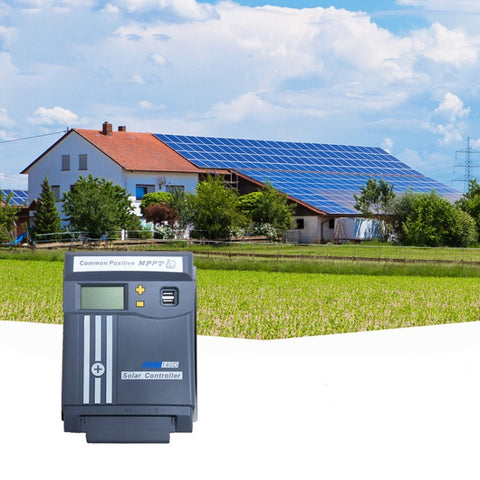 MPPT 40A 12 V/24 V affichage LCD régulateur solaire identification automatique régulateur de système hors réseau