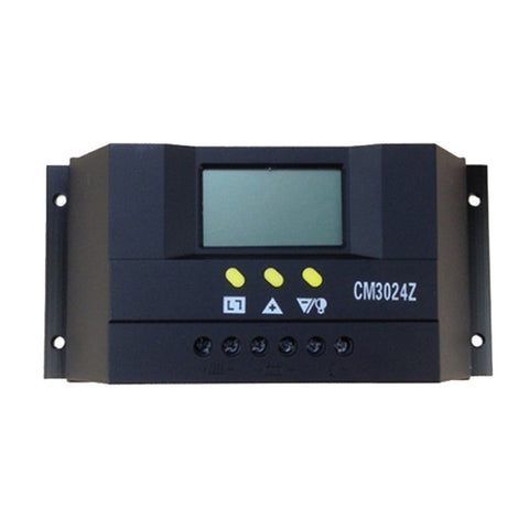 CM3024Z 12V24V 30A Régulateur solaire Affichage LCD Régulateur de voiture solaire, CM3024Z 30A