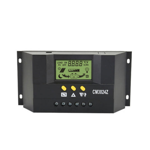 CM3024Z 12V24V 30A Régulateur solaire Affichage LCD Régulateur de voiture solaire, CM3024Z 30A