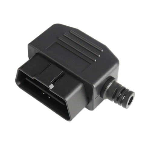 5 PCS 16PIN Connettore maschio per auto Connettore OBD2 Spina + Shell + Line Card + Vite OBD Plug J1962M, OBD Plug