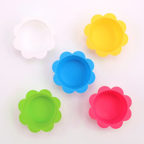 20 pièces stampo da forno fai-da-te macaron en forme de pizza torta en silicone tasse budino crostata uovo stampo par muffin, consegna colore casuale, 20 PCS