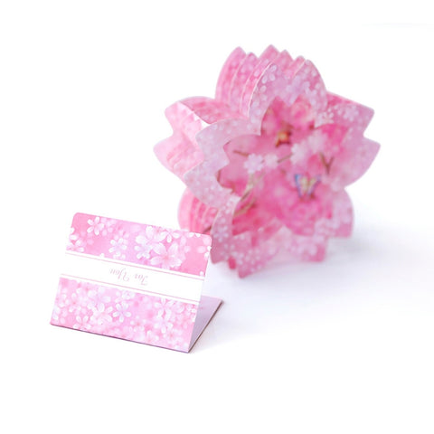 Biglietto d'auguri di San Valentino Scatola da intaglio con farfalla in fiore di ciliegio, Valentine Day Greeting Card