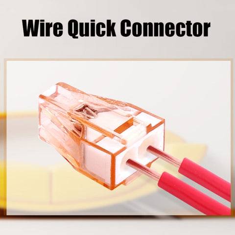 Connecteur de fil rapide 602A, 10 pièces, séparateur enfichable, capuchon à sertir parallèle, connecteur isolé dans le cadre