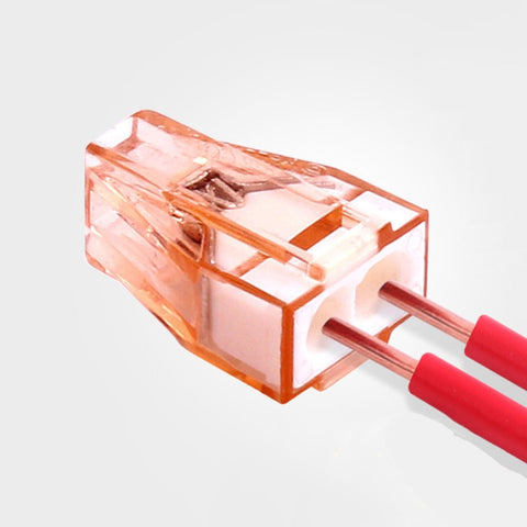 Connecteur de fil rapide 602A, 10 pièces, séparateur enfichable, capuchon à sertir parallèle, connecteur isolé dans le cadre