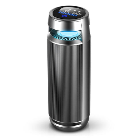 Purificateur d'air déodorant type portable pour voiture à ions négatifs en alliage d'aluminium C360, C360