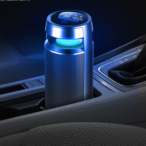 Purificateur d'air déodorant type portable pour voiture à ions négatifs en alliage d'aluminium C360, C360