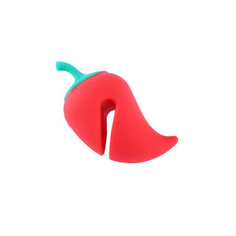 4 pièces de couverture pentola en forme de pepe petit dispositif de prévention du troppopieno couverture du vase en silicone gadget anti-trabocco rialzati, poivre