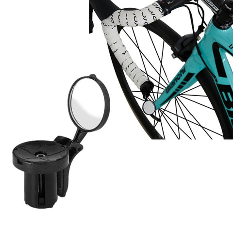 Specchietto retrovisore per bicicletta Road Manubrio Spina Riflettore Attrezzatura per biciclette, Bouchon de guidon