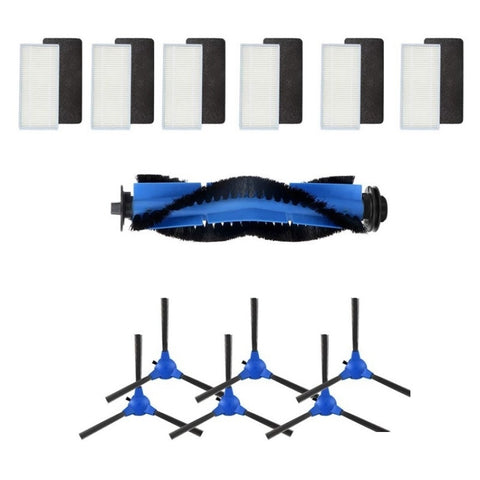 Spazzola principale 19 en 1 + spazzola latérale + filtre pour Eufy RoboVac 11S RoboVac 15T