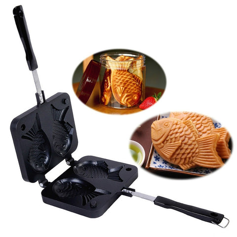 Bakeware a forma di pesce Waffle Pan Baking Sea Bream Cake Mold Home Tools, Fish-Shaped Waffle Pan