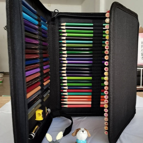 Set di 72 matite colorate oleose esagonali a colori, 72 Color Hexagon Pencil