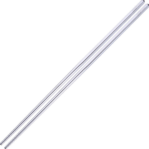 SSGP 3 Paia di Bacchette Estese Bacchette Lunghe Antiscivolo Antiscottatura in Acciaio Inossidabile Bacchette per Tagliatelle Bacchette per Pentola Calda, 36cm