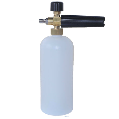 9 PCS / Set Outils de lavage automatique avec idropulitrice avec pistolet à eau à haute pression + vaso di schiuma + 5 ugelli par PC + asciugamano + spugna, 9 PCS / Set