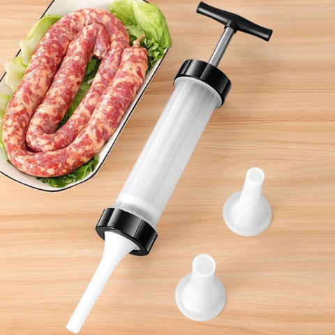 Insaccatrice per salsicce manuale per uso domestico Piccola machina per salsicce, 30.2x10.6x6.8cm