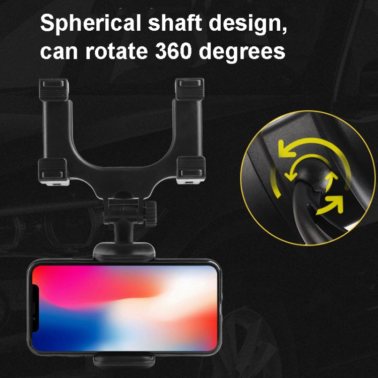 clip-di-fissaggio-del-tachigrafo-della-staffa-del-telefono-cellulare-dello-specchietto-retrovisore-dell-automobile-da-2-pezzi-2pcs-rearview-mirror-mobile-phone-bracket - immagine 4