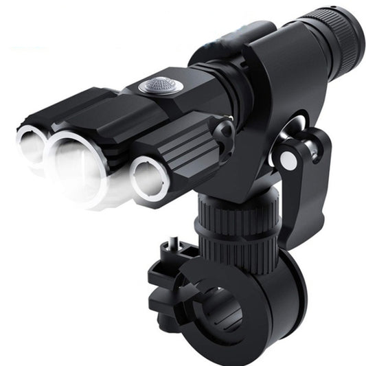 bg-1901-bicicletta-usb-ricarica-altoparlante-lampada-frontale-attrezzatura-da-ciclismo-multifunzione-3-lamp-riding-flashlight - immagine 1