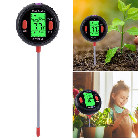 Misuratore del suolo cinque in uno PH Umidità Temperatura Rilevatore di fotometria Rilevatore di fotometria PH Rilevatore multifunzionale, 5 In 1