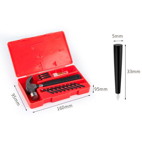 Q412 Corredo di riparazione dell'gomma di émergence del chiodo di riparazione della gomma dell'automobile, Kit de réparation de pneus