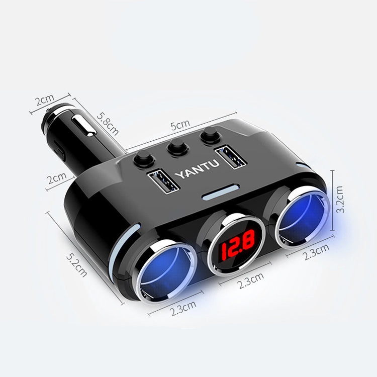 YANTU B39 Cigarette Lighters Cars Multifunctional Usb Fast Charging Car Charger, Wired Non-voltage, Wired Voltage, Wireless Non-voltage, Wireless Voltag...