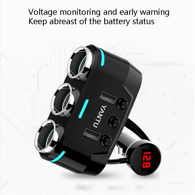 YANTU B39 Cigarette Lighters Cars Multifunctional Usb Fast Charging Car Charger, Wired Non-voltage, Wired Voltage, Wireless Non-voltage, Wireless Voltag...