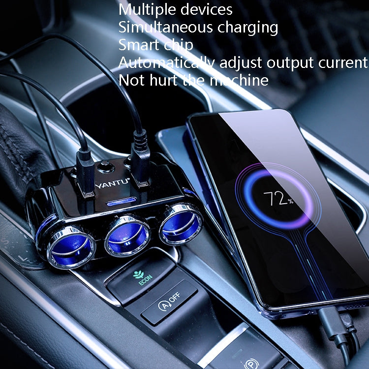 YANTU B39 Cigarette Lighters Cars Multifunctional Usb Fast Charging Car Charger, Wired Non-voltage, Wired Voltage, Wireless Non-voltage, Wireless Voltag...