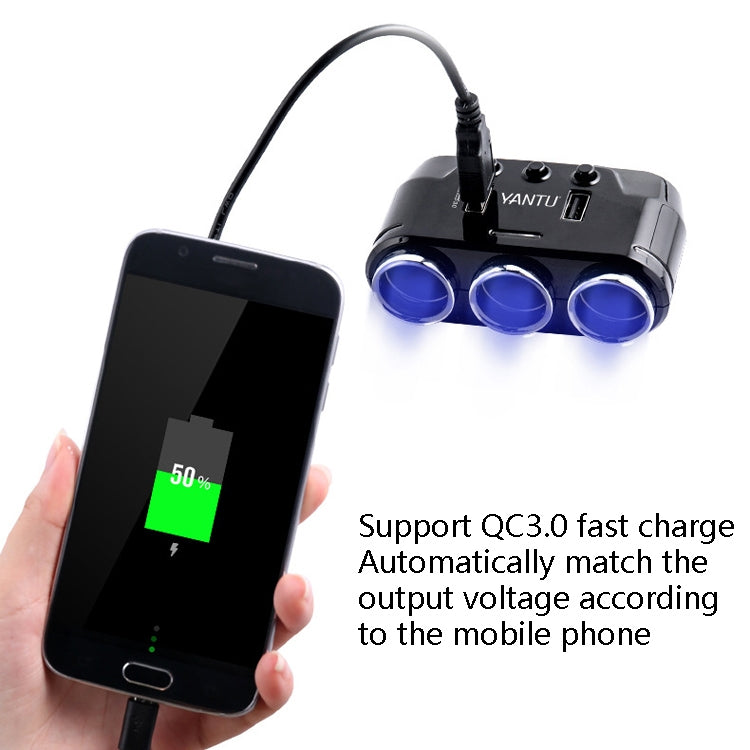 YANTU B39 Cigarette Lighters Cars Multifunctional Usb Fast Charging Car Charger, Wired Non-voltage, Wired Voltage, Wireless Non-voltage, Wireless Voltag...
