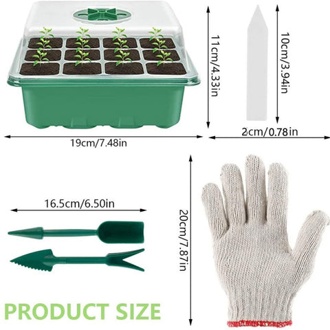 11 pezzi / set di attrezzi per la coltivazione di piantine di piante da giardinaggio, Plant Seedling Cultivation Tools