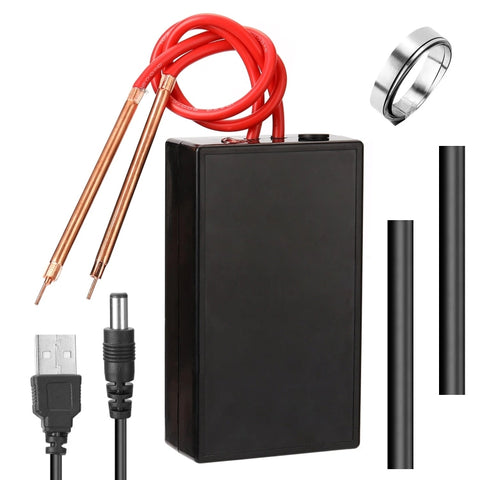 Mini saldatrice testa a testa con accumulo di energia fai-da-te con batteria al litio da 5300 mAh, Welding Machine