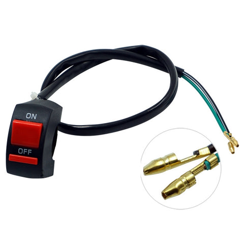 10 pièces accessoires pour la modification du moto, interrupteur du contrôleur du phare du phare LED du double interrupteur du flash du véhicule fuoristrada, interrupteur à double flash