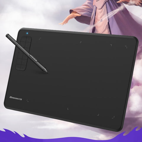 La fiche numérique 10Moons G12 peut être collée au téléphone cellulaire Fiche conçue à la main Fiche d'affichage pour ordinateur Panneau d'entrée de classe de réseau