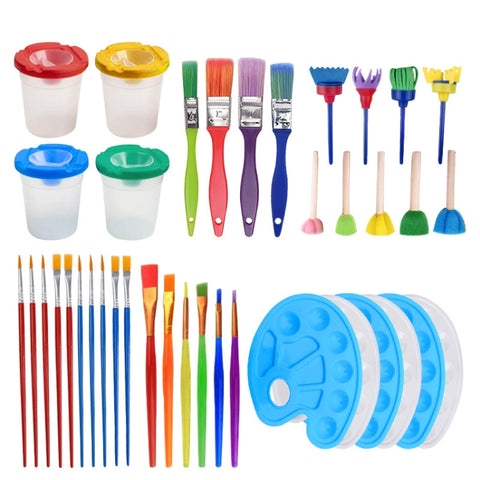 39 in 1 pittura fai da te graffiti pittura forniture artistiche per bambini, 39 In 1