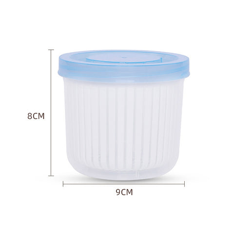 4 PCS Cipolla Zenzero Aglio Drenaggio Scatola di Immagazzinaggio Cucina Verdura Scatola di Immagazzinaggio di Plastica Scatola di Immagazzinaggio Guarnizione Frigorifero, White