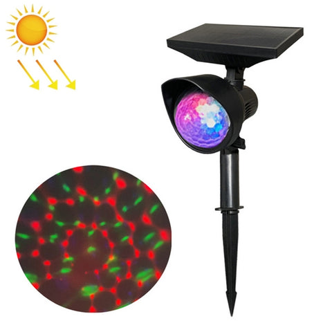 Lampada solare da esterno rotante a luce solare da giardino, Rotating RGB Upgrade