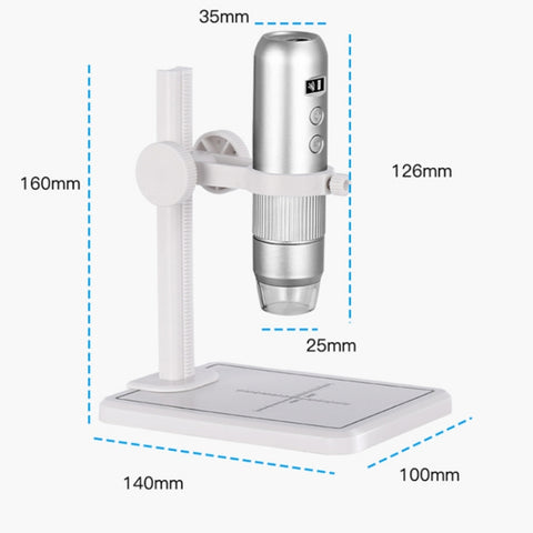 Microscope électronique sans fil WIFI 1080P HD Lentement d'ingradimento pour l'utilisation de la maintenance numérique