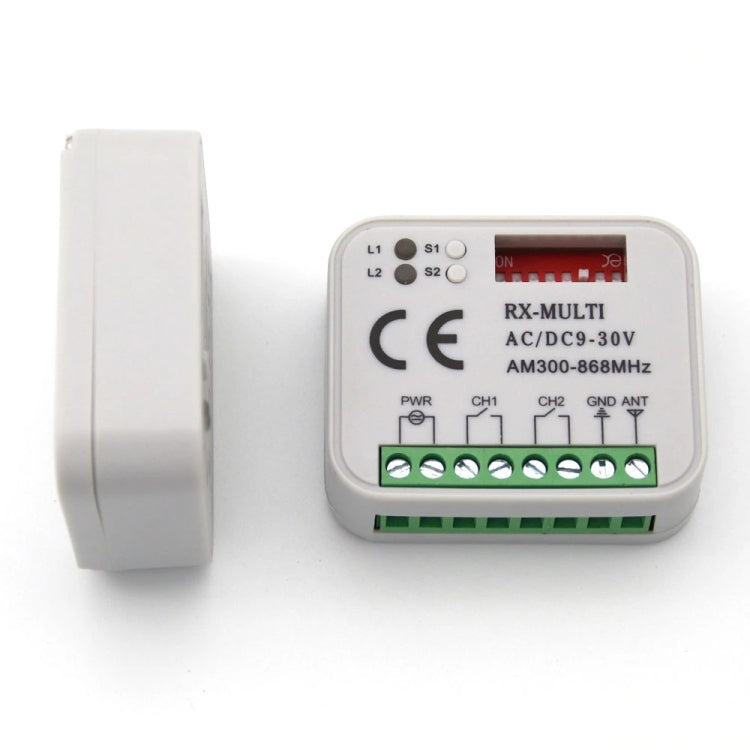 LZ-068 Garage Door Rolling Code Fixed Code Multi-Frequency Remote Control Receiver Switch