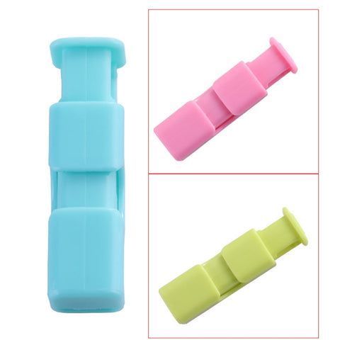 Clip quadrata di chiusura da 10 pezzi Clip pour sigillare il sacchetto per fruita e verdura fresca, comoda clip per sigillare la molla a pressione, consegna colore casuale, Fresh-Keeping Bag Clip