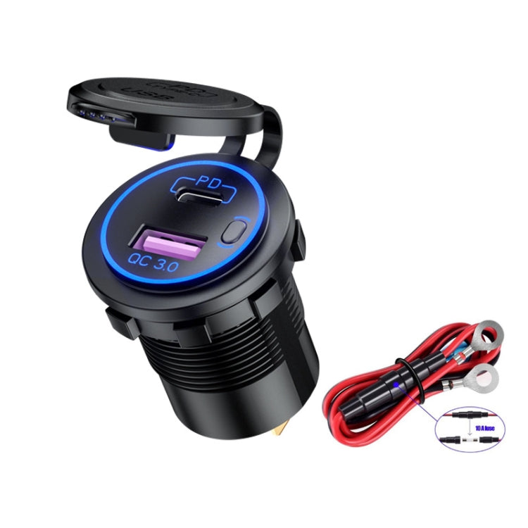 Waterproof USB Charger for Cars and Motorcycles - Fast