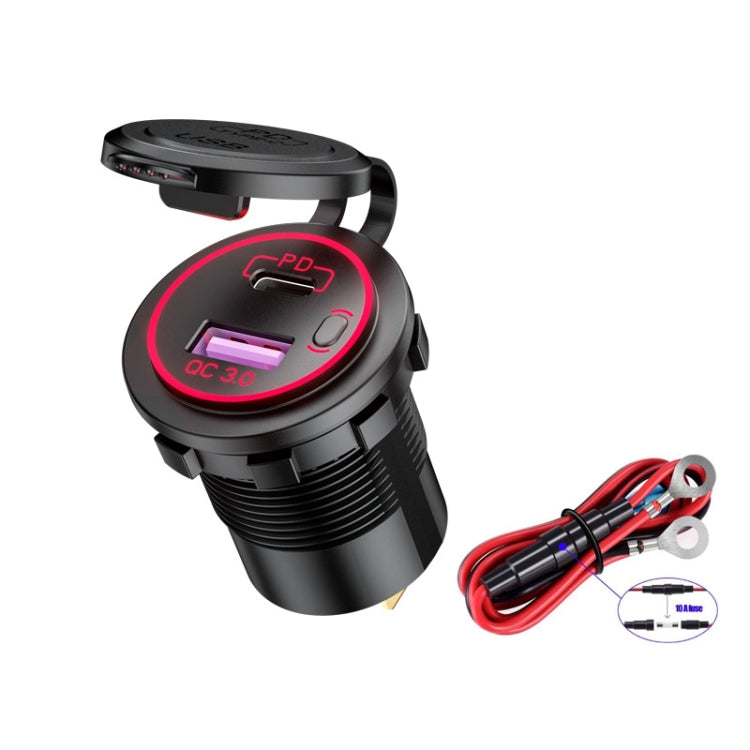 Waterproof USB Charger for Cars and Motorcycles - Fast