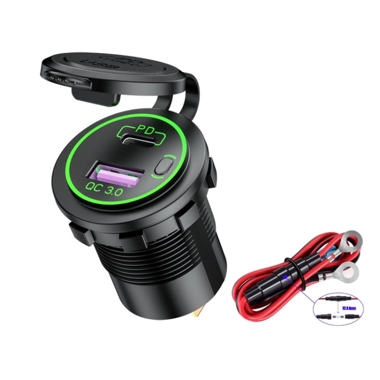 Waterproof USB Charger for Cars and Motorcycles - Fast